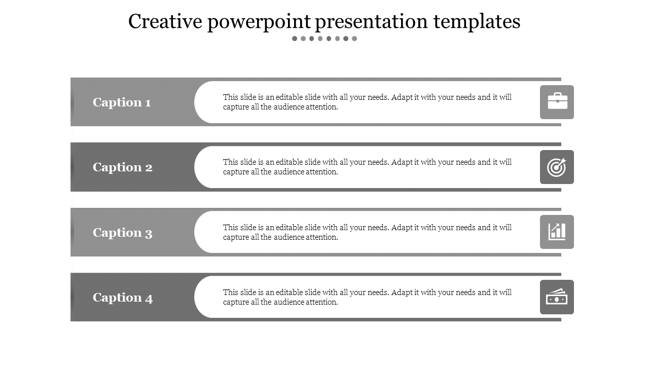 creative powerpoint presentation templates-Gray